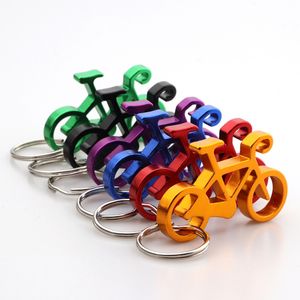 Bike Shaped Wine Openers Keychain Bicycle Keyring Bottle Wine Beer Opener Tool Muilti Colors