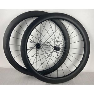 Roues de vélo Roues de vélo en carbone 700C 50 mm Fl Roues de frein à disque Surface de bord Roue de route Livraison directe Sports de plein air Cyclin Dhszr