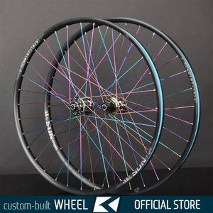 Roues de vélo Ensemble de roues de vélo VTT sur mesure Assemblé à la main Duroc 30 35 40 Jante Heavy XC FR DH Moyeu Koozer 27,5 pouces 29 pouces QR THRU Boost 11 12S 230621