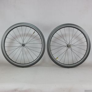 Roues de vélo Nouveau disque de carbone Cyclocross Gravel Wheelset pilier 1423 rayons Novate D411 D412 Hubs 6 boulons ou verrouillage central Drop Livraison SPO DHB3A