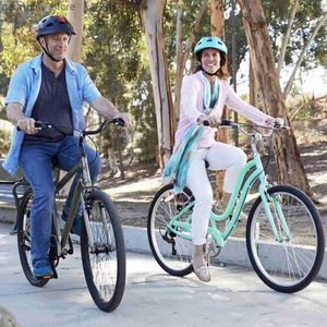 Bikes 2023 New Huffy 27,5 pouces.Parkside Womens Comfort Bike avec Fit Cadre parfaite Mint L48
