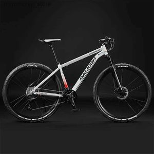 Biciclette 26/29 pollici Mountian Bike Bici da strada Telaio in lega di alluminio Forcella ammortizzata Bicyc 33 velocità Freno da corsa Variab Speed Gravel Bike Q231129