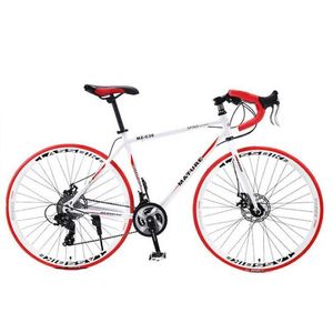 Bicicletas 700C Aluminio Road Bicycle 21 27 30 Speed Bend Doble Discos Discos Sports Sports Student Bicicleta de alta calidad para adultos Y240423