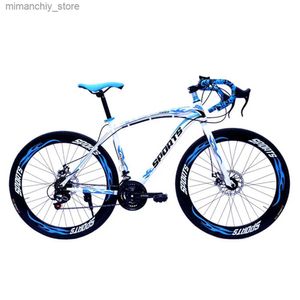 Bicicletas Bicicleta para adultos Velocidad variable Pedal Vehículo Hombres y mujeres Carretera Carreras de lujo Hermosa Generosa Conveniente Práctico Q231030