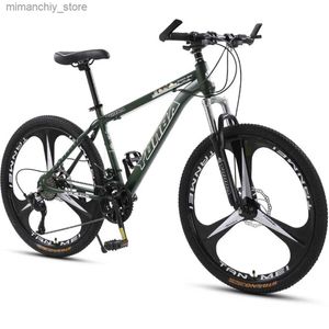 Bicicletas Bicicleta de montaña Bicicleta de 24/26 pulgadas 24/27/30 Velocidad Sistema de marco de acero con alto contenido de carbono súper ligero Ruedas de aleación Q231030