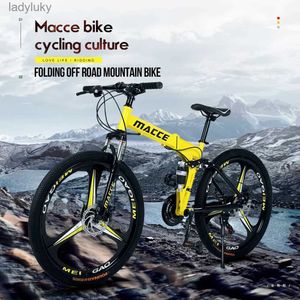 Vélos Vélo pliant de montagne 26 pouces 21 24 vitesses couleur peut choisir vélo de montagne équitation Sport de plein air pliant CyclingL240105