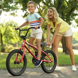 Bikes Ride-ons 16 20 Childrens BMX Small Wheed Bike High Carbon Steel Frame Kids Mtb Mountain Bicycle V-Brake Cycling Gifts L47