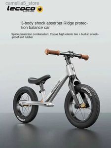 Bicicletas Ride-Ons Equilibrio para niños Diapositiva Coche Pedal Paseo Niño Bebé Caminantes Coche deslizado Juguete para niños 2023 Material de aleación Q231018