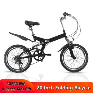 Bicicletas ultraligeras plegables bicicletas para hombres y mujeres, bicicleta de velocidad variable, scooter para adultos, bicicletas para caminar, regalos, 20 pulgadas