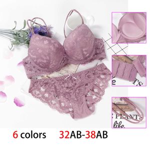 Bikini Air Bra Panties Women New Sexy Low Waisted ThongSexy Lingerie Set Underwear Push Up Lenceria Mujer Femme Underwire Langerie Girl lette s And Panty Feminina La