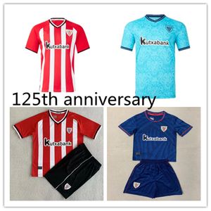 BILBAO 125 Heritage Soccer Jerseys 23 24 Athletic ADURIZ GURUZETA WILLIAMS MUNIAIN PAREDES BERENGUER ANDER HERRERA SIMON O. SANCET hommes Kit enfants uniformes de football