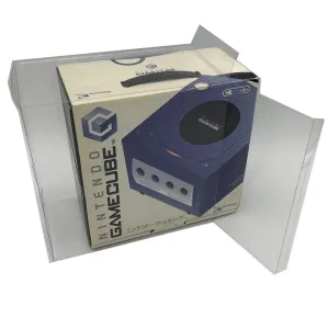 Boîte d'affichage de la collection de bacs pour NGC / Nintendo Game Cube Game Storage Transparent Boîtes TEP Shell Clear Collect Case