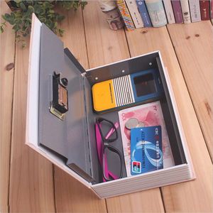 Contenedores New Hot Home Storage Safe Box Piggy Bank Secret Book Dictionary Bank Money Jewelery Jewelery Hidden Secret Security Locker Box 210315