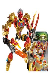 Bionicle Tahu Uniter of Fire Action Figuras Building Block Robot Toys for Kids Gift Compatible Major Brand 71308 132pcsset7996110