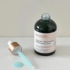 Biossance SQUALANE VITAMIN C ROSE OIL 30ml SQUALANE + COPPER PEPTIDE RAPID PLUMPING SERUM skin care
