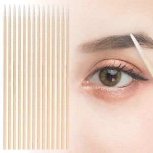 Bits 1000 pcs en bois de coton de coton de coton cyellash extension outils de soins médicaux Nettoyage des bâtons en bois cosmétique coton coton coton