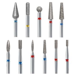 BITS Diamond Nail Drill Bits Cuticule Cleaner pour électrique Drill Manucure Pédicure Polishing Tool Tool Salon Home Supplies