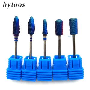 Bits Hytoos Tungsten Carbide Burrs Manucure Bits Drift Accessoires Moiling Cutter Nail Art Tools