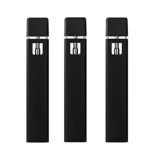 Kit de stylo vape jetable à huile épaisse en céramique noire de 1,0 ml, batterie rechargeable de 280 mAh, cartouches de 1 gramme de 1 ml, dosettes vides, stylo à vapeur jetable emballé dans de la mousse