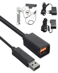 Black AC 100V240V Alimentation d'alimentation Adaptateur USB Chargeur de charge USB pour Microsoft pour Xbox 360 Xbox360 Kinect Sensor8027745