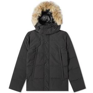 Black And Red Logo mens Down Parkas nueva gruesa cálida a prueba de viento impermeable sección larga delgada Wyndh down jacket hombre invierno Coat Doudoune Homme