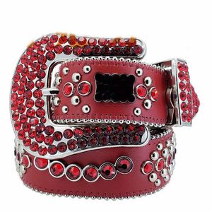 Ceinture noire bb diamant ceinture femme mens ceintures en cuir pour femmes fête bling rétro large décontracté cinturon grande boucle exagérer ceinture de luxe rouge noir à la mode