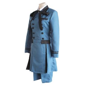 Black Butler kuroshitsuji Ciel Phantomhive Cosplay disfraz emboitement Sebasti Kuroshitsuji aristócrata y pelucas Y0913