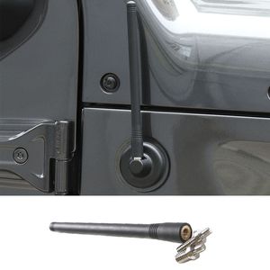 Antena negra para coche Antena modificada para coche Antena de señal corta odificada para Jeep Wrangler JK JL 2007-2018 para Ford F150 2009-2014/2015+