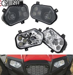 Accessoires ATV chromés noirs, phares Led pour Polaris RZR XP 900, nouveau phare LED RZR 800, projecteur 5750464