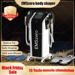 Black Friday Special New Look Minceur Neo DLS-EMSLIM RF Équipement de beauté pour brûler les graisses, stimulateur musculaire électromagnétique 15 Tesla avec 2/4/5 poignées