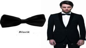 Pajaritas de novio negras para trajes de hombre, moda para hombres, ocasiones formales, ropa Formal, esmoquin, corbatas baratas 6170003