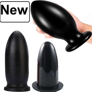 Negro enorme enchufe anal big butt anus potencer consolador sexy juguetes para mujeres masturbators dilatador bead shop