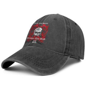 Black Label Society Skull Black for Men and Women Baseball Denim Cap Design Fitted Golf Design votre propre base Baseball Custom Tr4302983