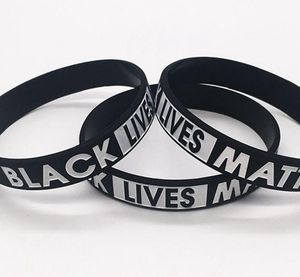 Bracelet Black Lives Matter en caoutchouc de Silicone, Bracelet de Sport pour hommes et femmes, cadeau LJJK21842047066