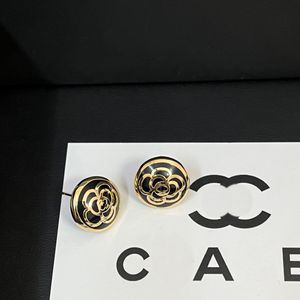 Black Luxury Ear Stud Classic Design Gift Oree Oreads Charm's Charm Elegant Boutique Jewelry Brand Designer Stud Boot Box Box Packaging