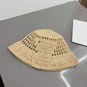 Negro rosa p cappello diseñador sombreros de cubo para hombres planta tejido moda decorativo lujo sombrero de paja creativo popular unisex gorra de playa lavable ala grande PJ088 H4