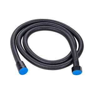Black shower hose Stainless Steel 304 Encrypted Showerhead water hose rain hose explosion-proof tube shower wholesale