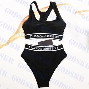 Black Sports soutien-gorge Briefes de maillot de bain Womens Maillot de bain en plein air des bains de bain 109662