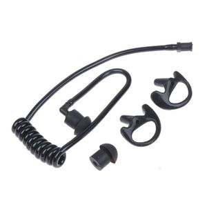 Spring Black Interphone Earphone Coil Original Sound Air Ear Plug Remplacement de remplacement