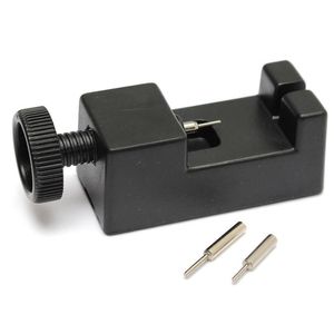 Removedor de eslabones de correa de reloj negra, barra de resorte, eliminación de pasador, correa de cadena para muñeca, herramienta de reparación de ajuste, regulador, fabricantes de relojes 56x23x22mm186P