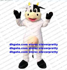 Costume de mascotte de veau et de vache autoritaire pour adulte, tenue de personnage de dessin animé, programme artistique, enseignement de la petite enfance, zx2945