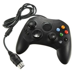 Noir Professionnel Gamepad Joystick Game Game Poignée Contrôle Joypad pour Microsoft Xbox First Generation Contrôleur Wired Evier gratuit