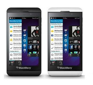 téléphone mobile blackberry z10 NFC GPS WIFI 3G 4G déverrouillé téléphone tactile 4.2 '' 2 + 16 Go dual core téléphone mobile remis à neuf