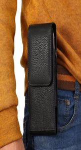 Blackbrown Belt Clip Holster Leather Mobile Phone Case Pouch pour Huawei P8p9Honor 8 en dessous de 52 pouces de couverture smartphone Bag9322366