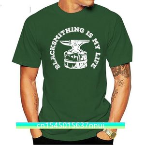 Blacksmithing Is My Life Art Hammer Tools Anvil, camiseta negra para hombre, ropa para exteriores, camiseta 220702