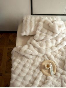 Mantas mantas de invierno engrosar la cubierta térmica de la casa del sofá de cachemira cama de la oficina del chal de cachemira