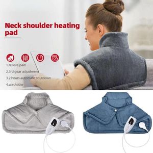 Mantas almohadilla de calefacción eléctrica para el dolor de hombro temperatura constante compresa compresa chal de chal con cuello calentado WR x3J6 MANUNDA