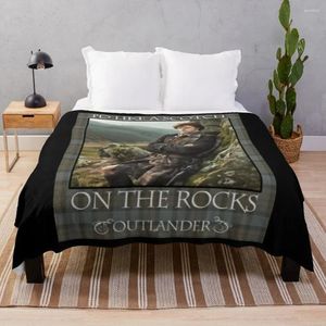 Couvertures outlander sur starz t-shirti'd like a the rocks thorwebet personnalisé cadeau à plaid doux fluffys grand