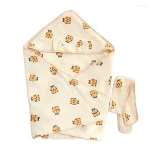 Couvertures printemps été quatre couches bébé sac couvert par une couverture en coton emmailloté serviette mère enfant fournitures