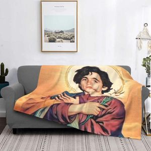 Mantas Timothee Chalamet Jesús Manta Cristo Dios Cálido Colcha PlushSoft Cubierta Fleece Throw Ropa de cama Dormitorio Fluffy Outlet